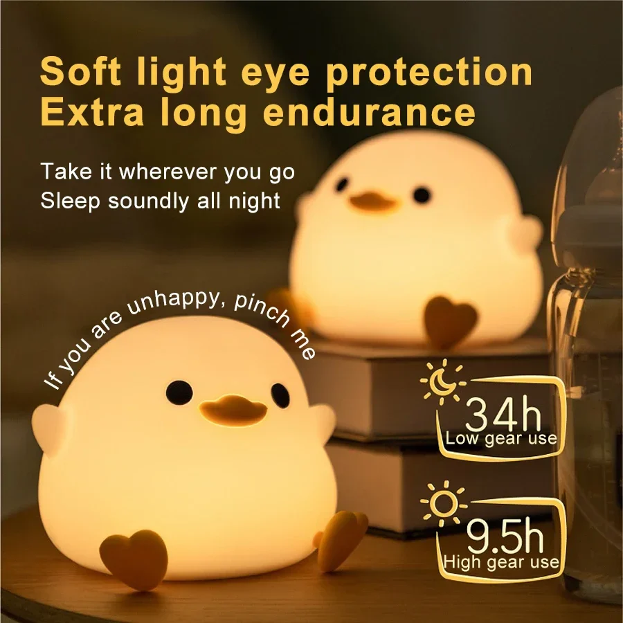 LED Night light Cute Duck Lamp - Image 3
