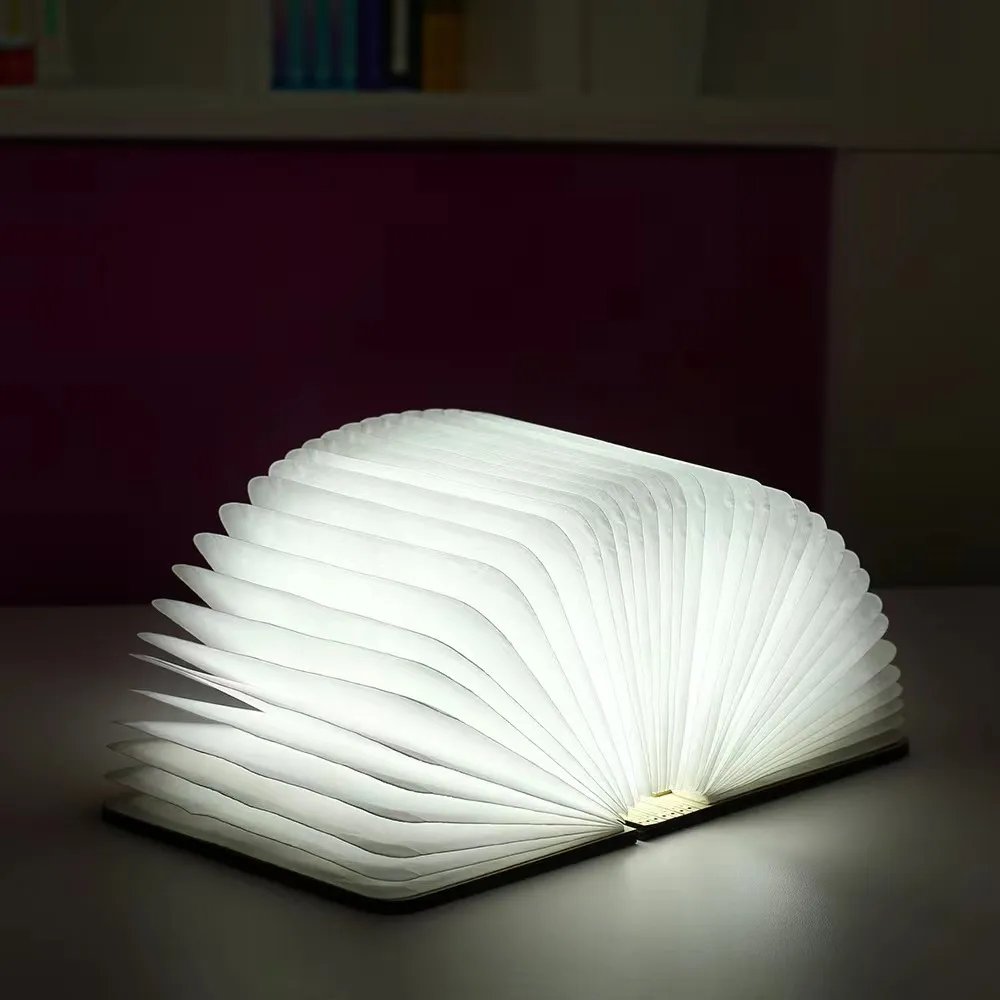 LED Wooden Book Lamp