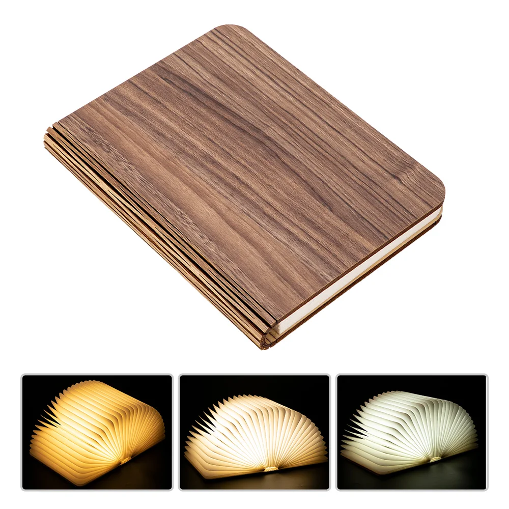 LED Wooden Book Lamp - Image 5