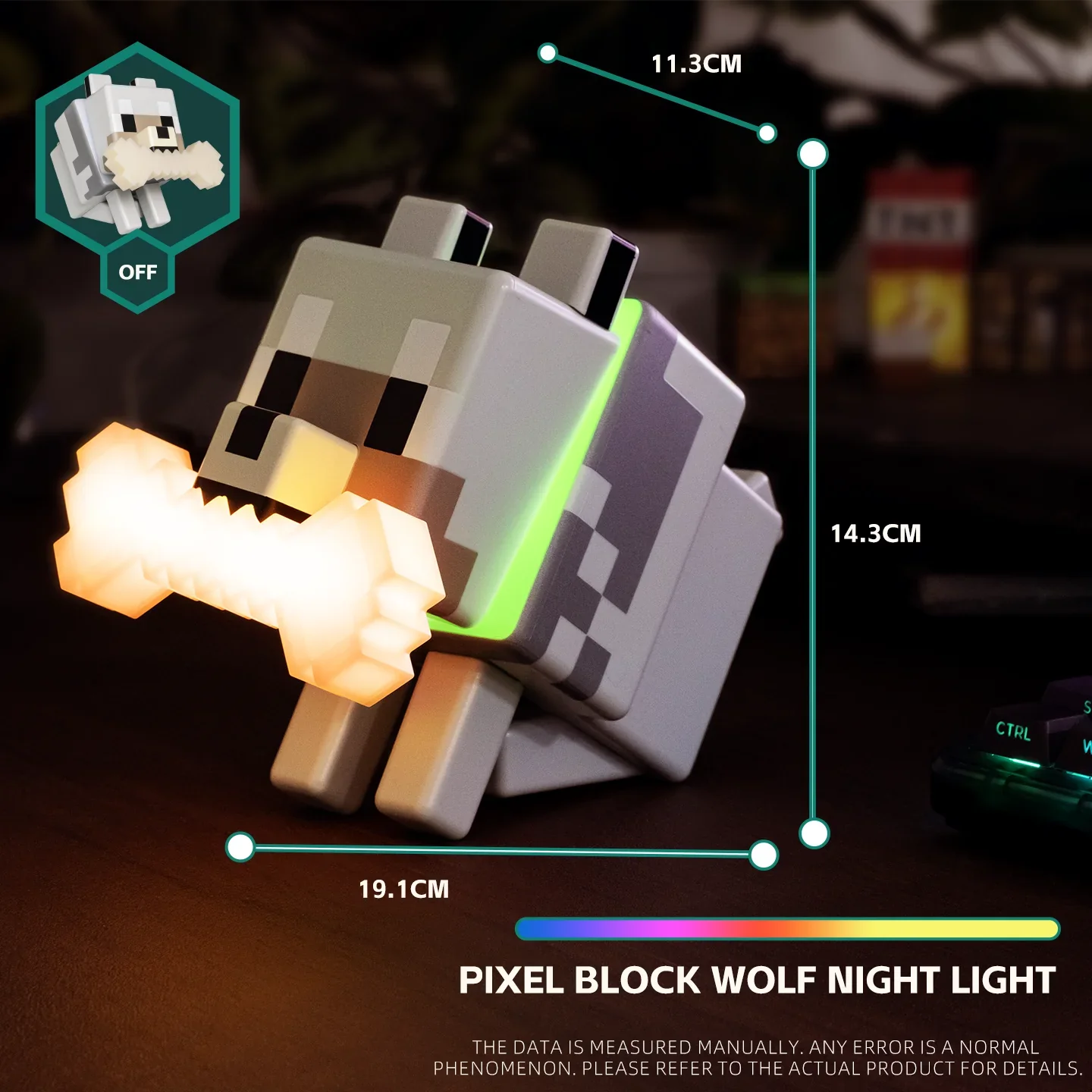 MC  Wolf Dog Night Light - Image 4