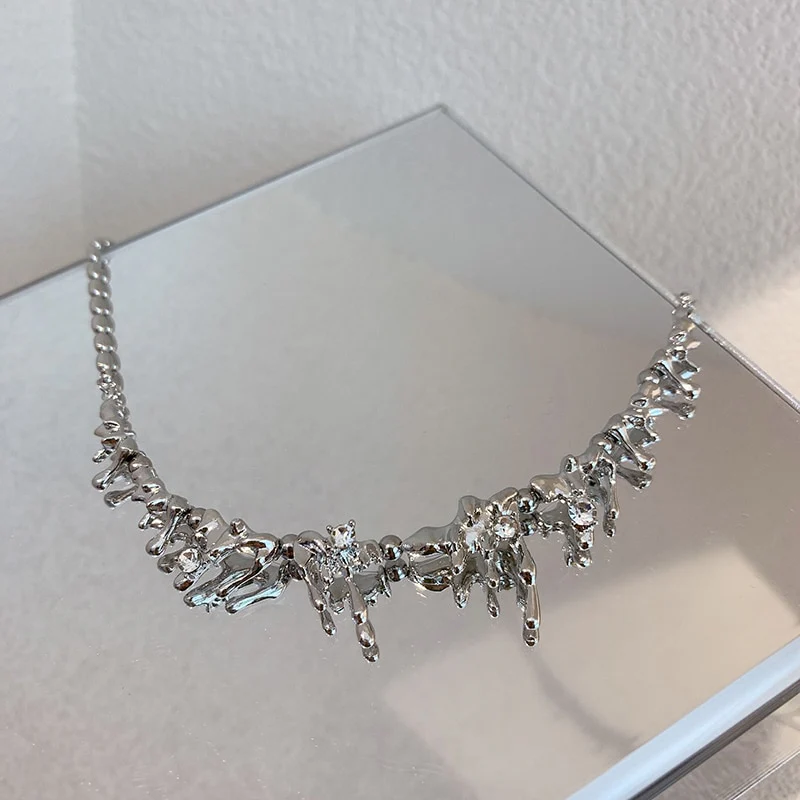 Metal Waterdrop Shape Necklaces - Image 5