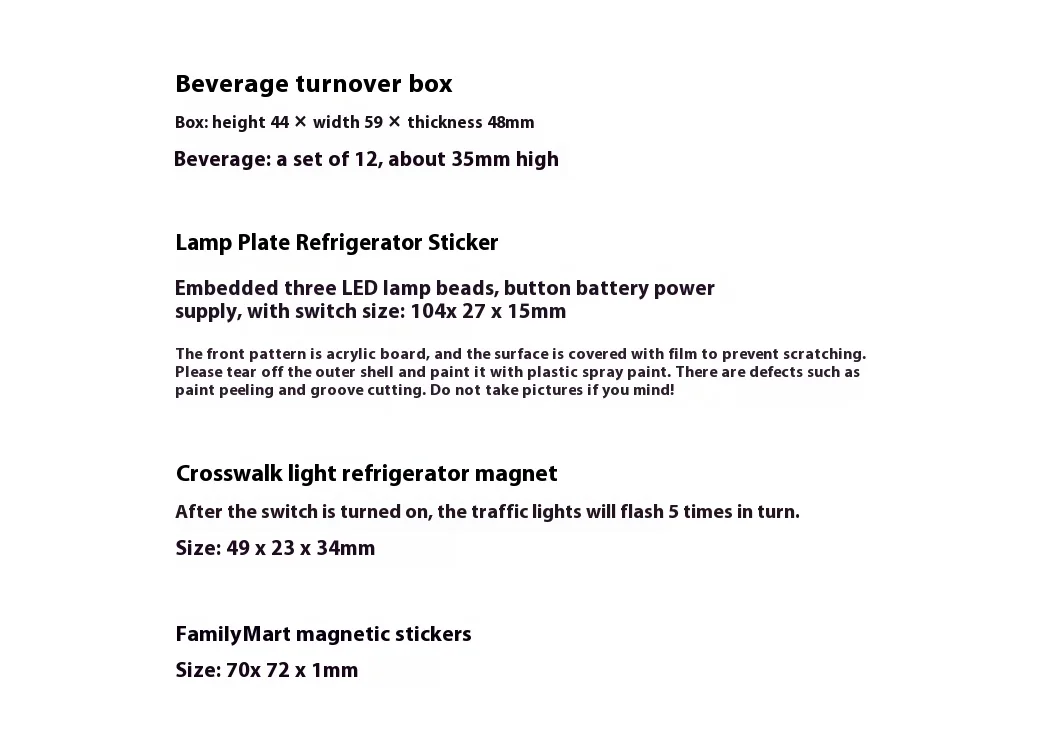 Mini Refrigerator Supermarket Light Magnet - Image 7