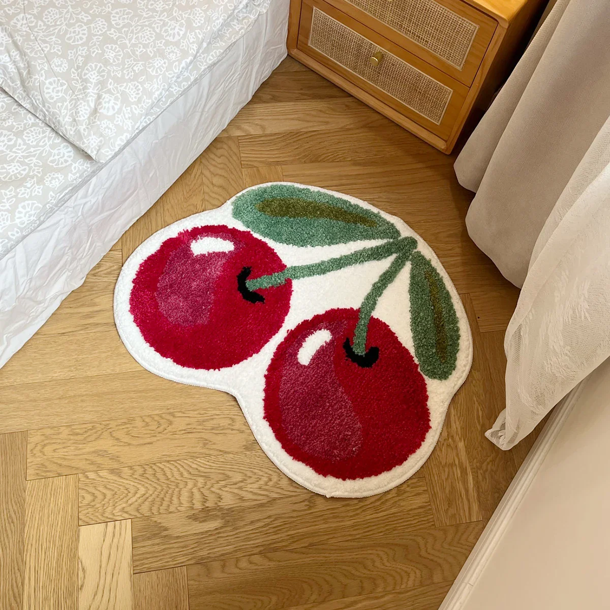 Pink Cherry Tufting Rug