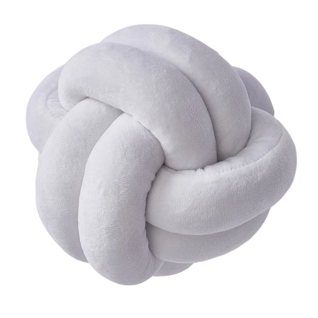 Plush Knot Cushion Pillow - Image 3