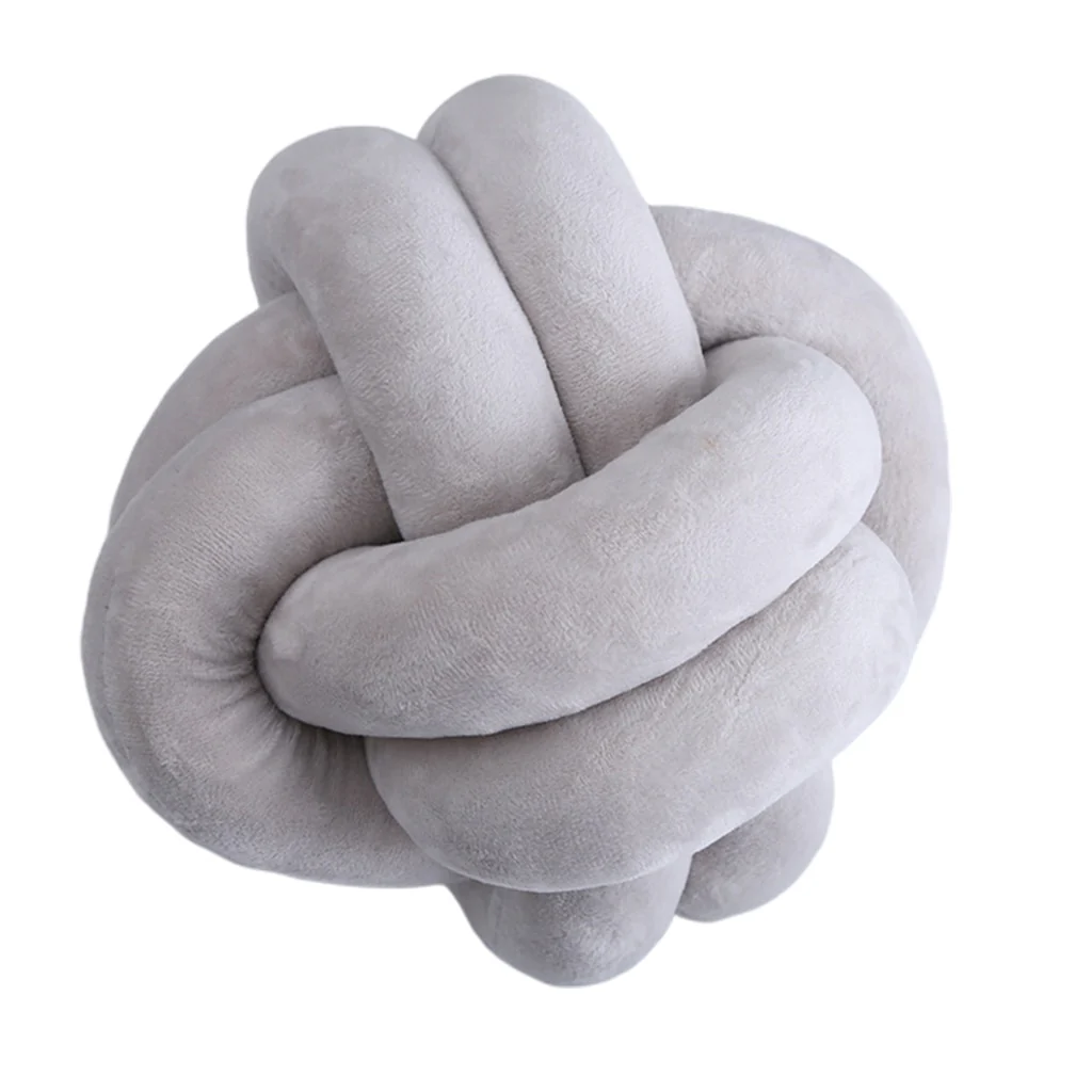 Plush Knot Cushion Pillow - Image 4