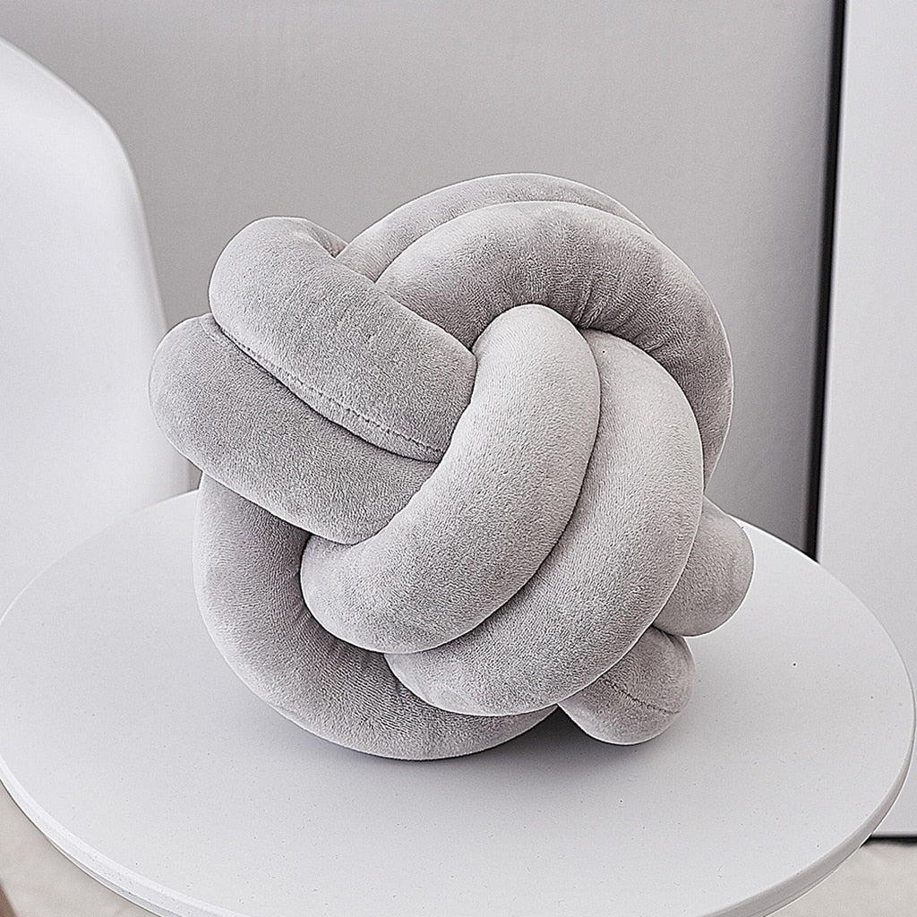 Plush Knot Cushion Pillow - Image 8