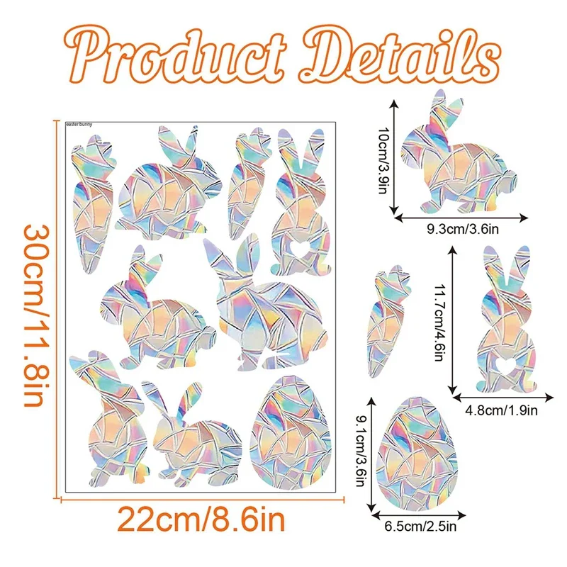 Rainbow Sun Catcher Window Stickers - Image 12