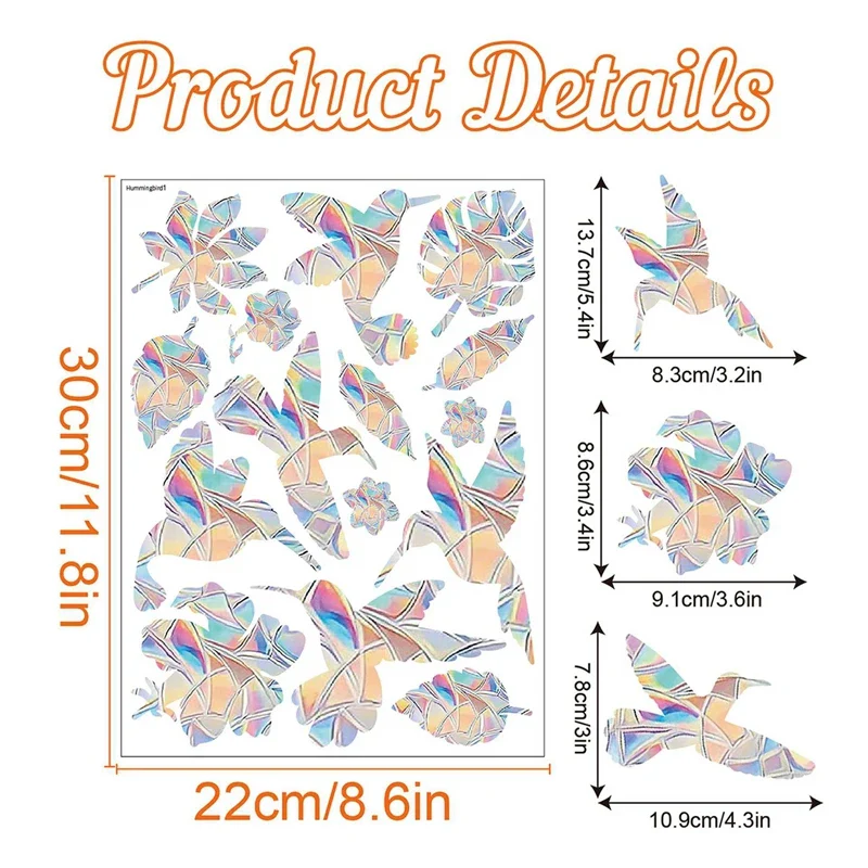 Rainbow Sun Catcher Window Stickers - Image 14