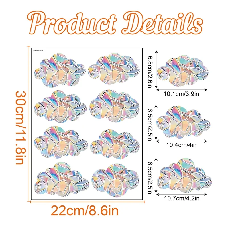 Rainbow Sun Catcher Window Stickers - Image 16