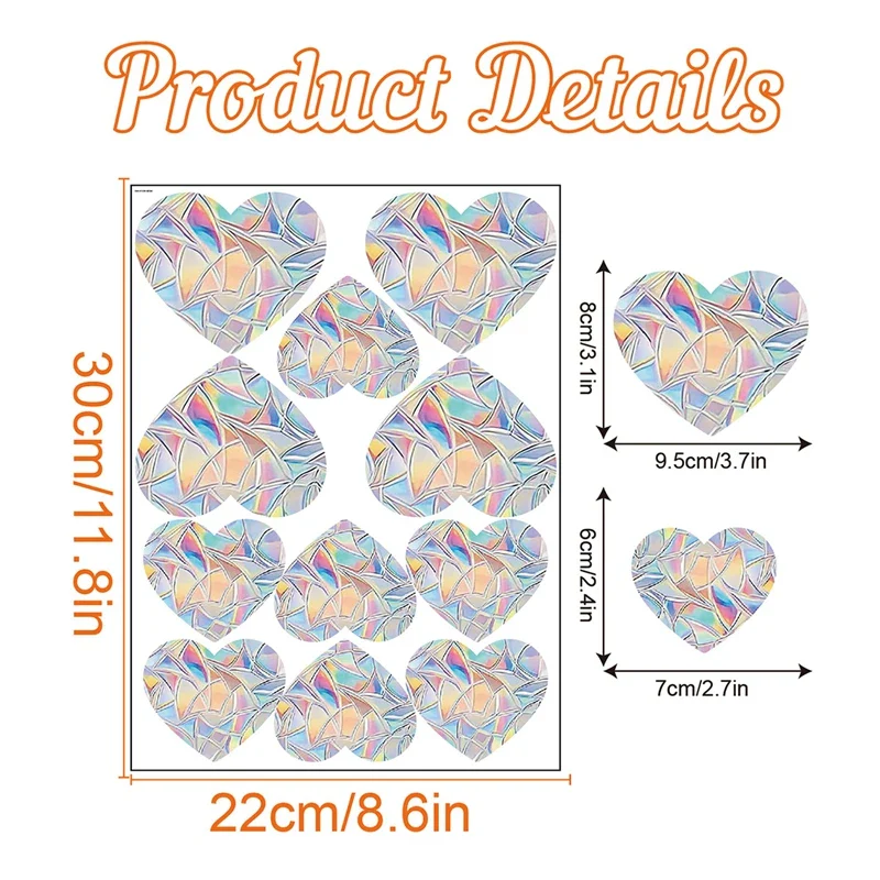 Rainbow Sun Catcher Window Stickers - Image 17