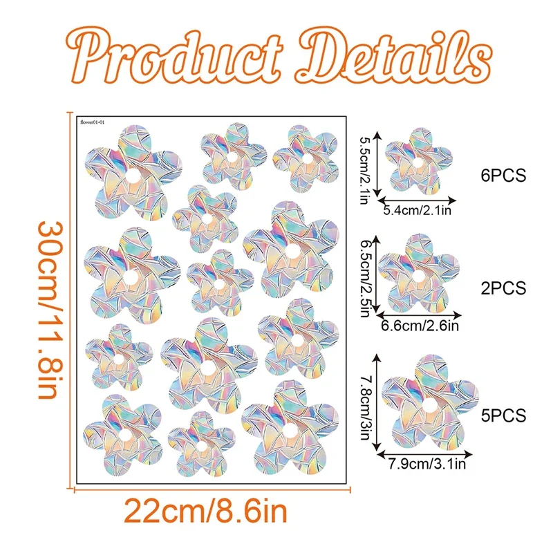 Rainbow Sun Catcher Window Stickers - Image 18