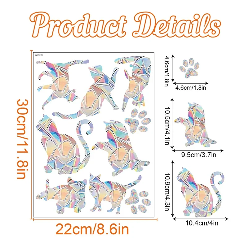 Rainbow Sun Catcher Window Stickers - Image 31