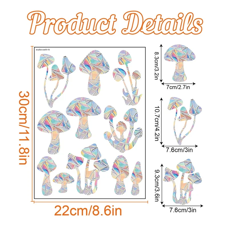 Rainbow Sun Catcher Window Stickers - Image 7