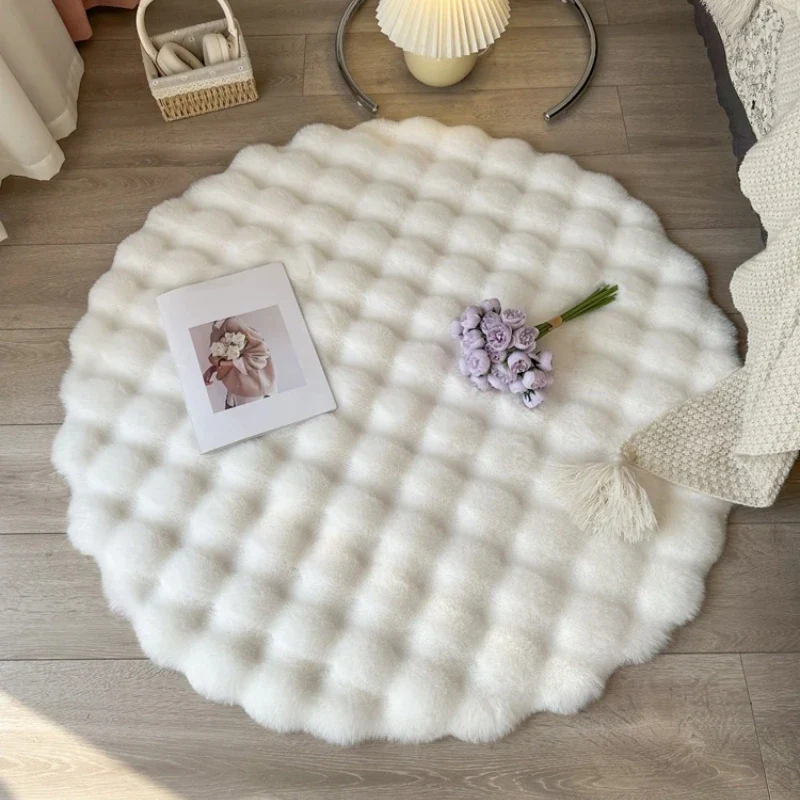 Round Plush Soft Rug - Image 2