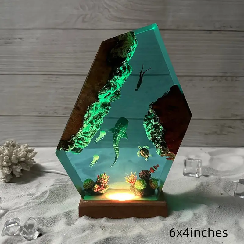 Sea Underwater Resin Statue Lamp - Image 13