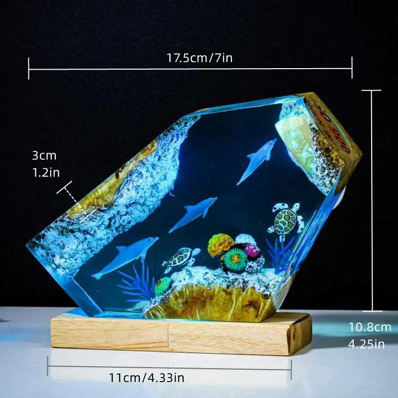 Sea Underwater Resin Statue Lamp - Image 15