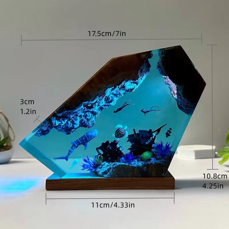 Sea Underwater Resin Statue Lamp - Image 16