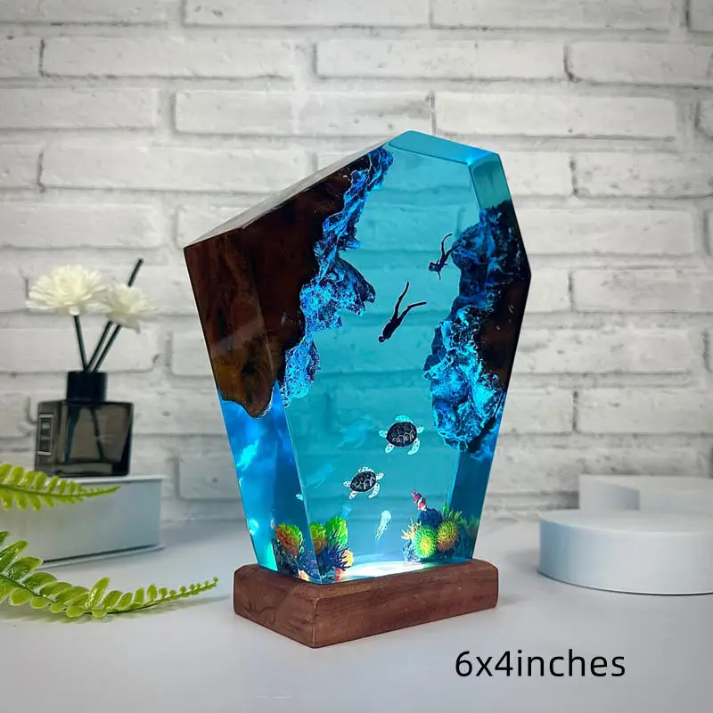 Sea Underwater Resin Statue Lamp - Image 22