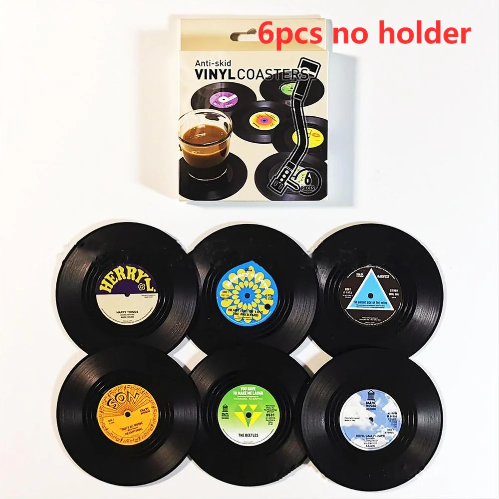 Set of Vinyl Coasters for Drinks - Image 7