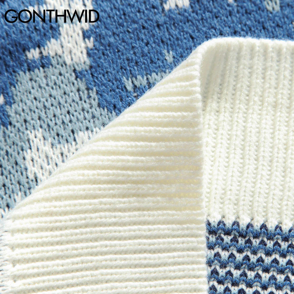 Snow Mountain Knitted Sweaters - Image 4