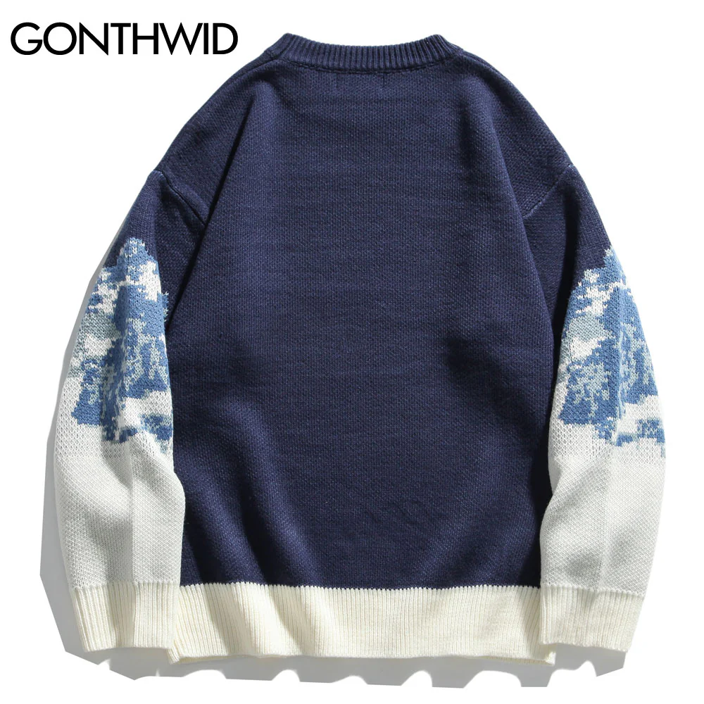 Snow Mountain Knitted Sweaters - Image 7