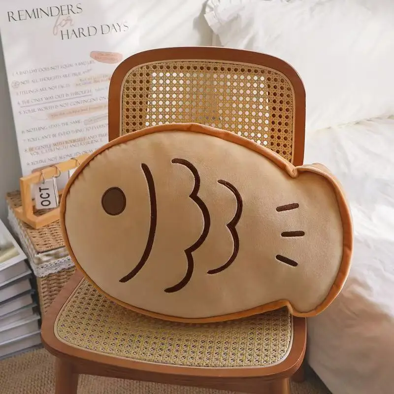 Taiyaki Plush Pillow Japanese Fish-Shaped - Image 2
