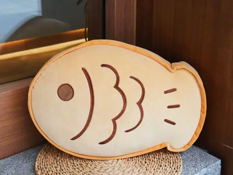 Taiyaki Plush Pillow Japanese Fish-Shaped - Image 8