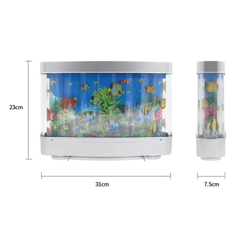 Frutiger Aero Tropical Fish Tank Lamps - Image 5