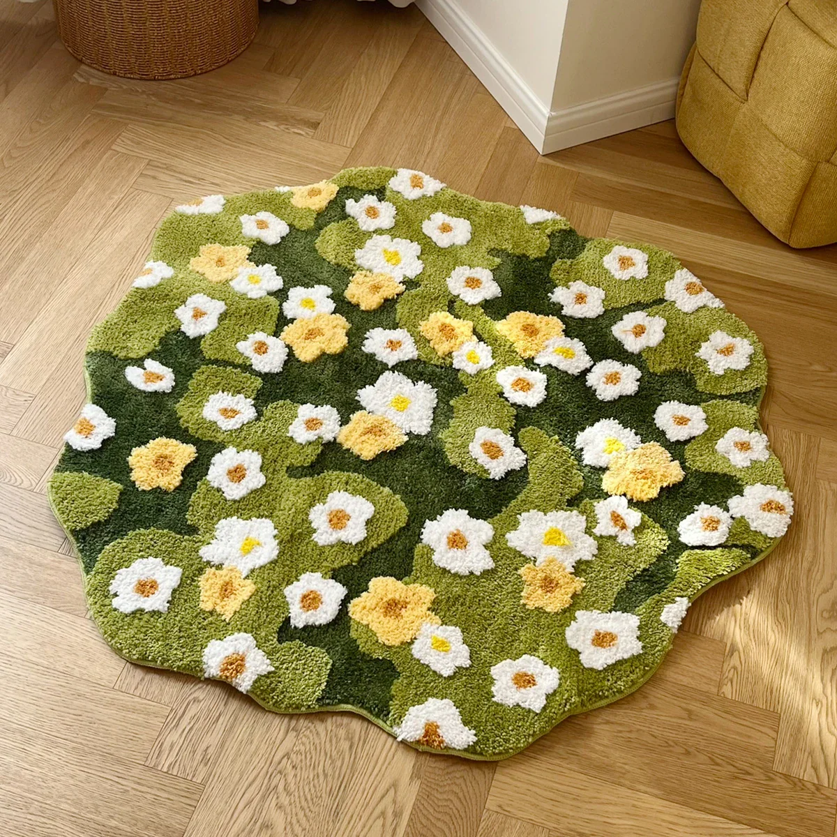 Tufting Moss Bathroom Mat Soft Rug - Image 3