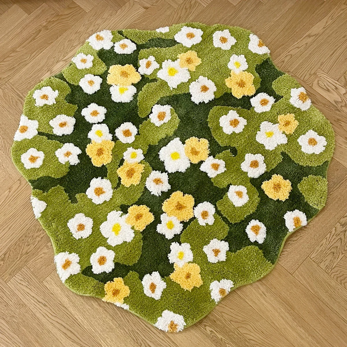 Tufting Moss Bathroom Mat Soft Rug - Image 7