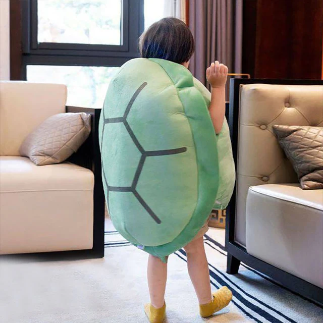 Turtle Shell Plush Sleeping Bag - Image 2