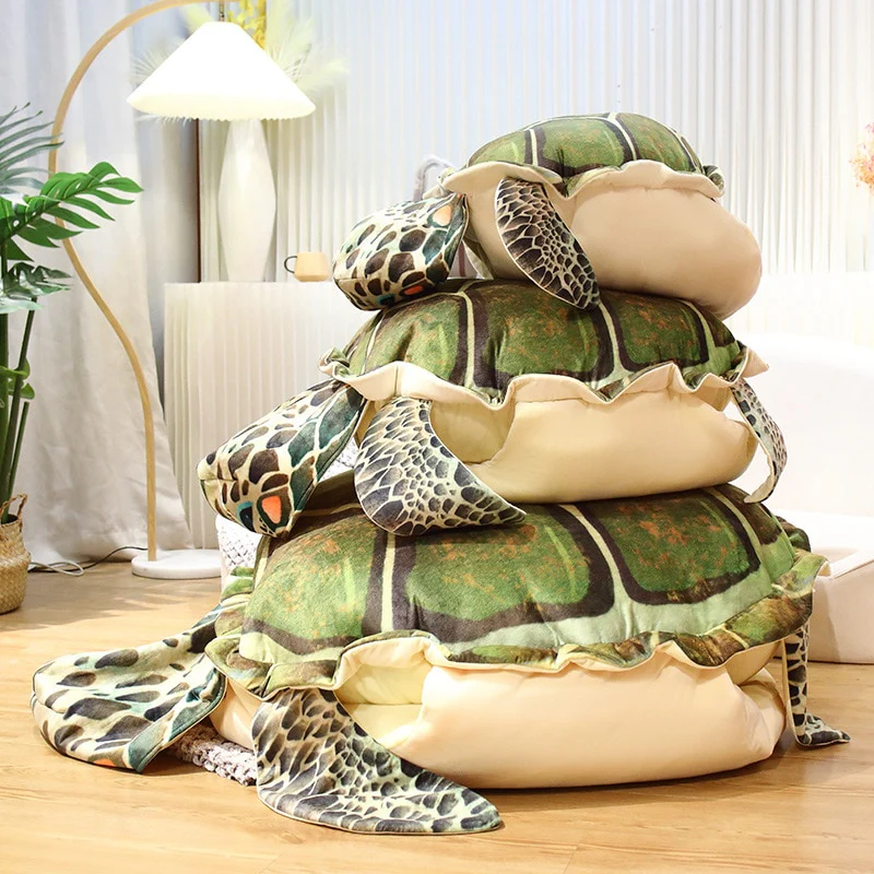 Turtle Shell Plush Sleeping Bag - Image 5