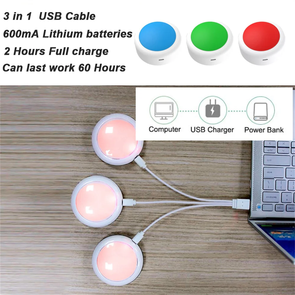 USB Rechargeable Puck Light - Image 7