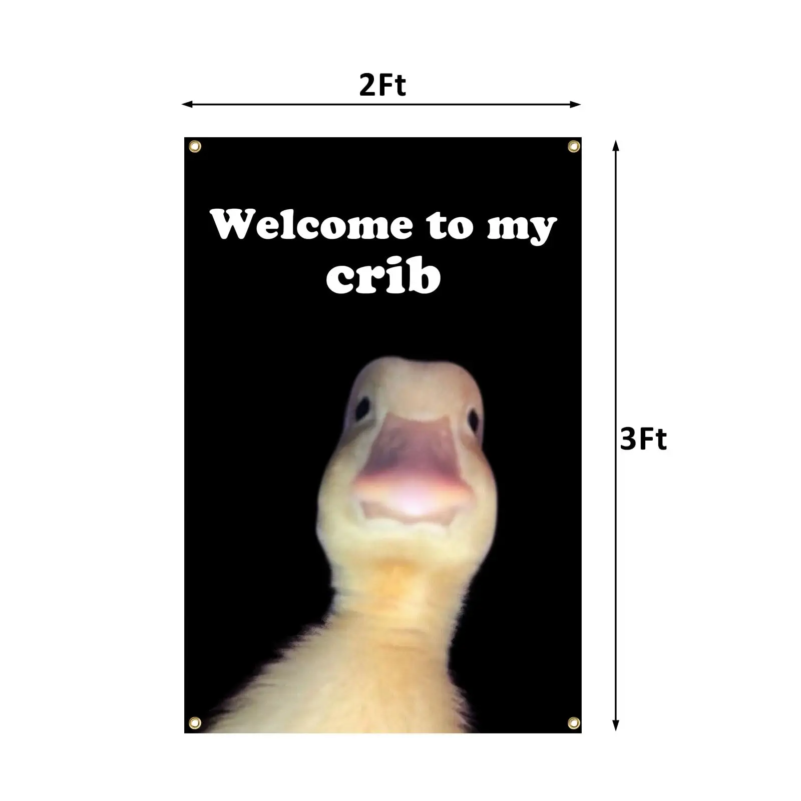 Welcome to My Crib Flag - Image 4