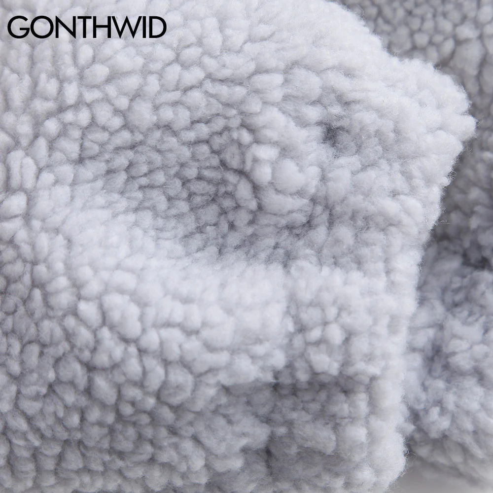 White and Blue Fleece Jacket - Image 5