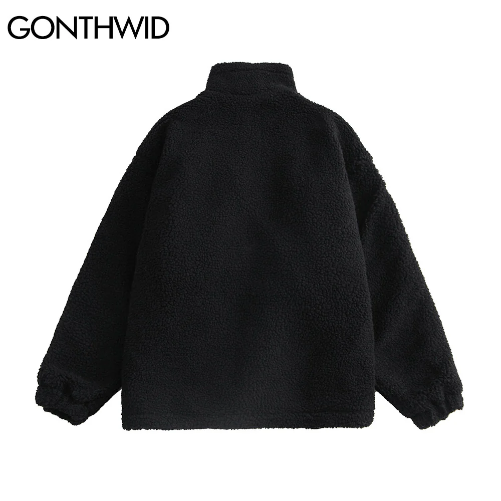 White and Blue Fleece Jacket - Image 8