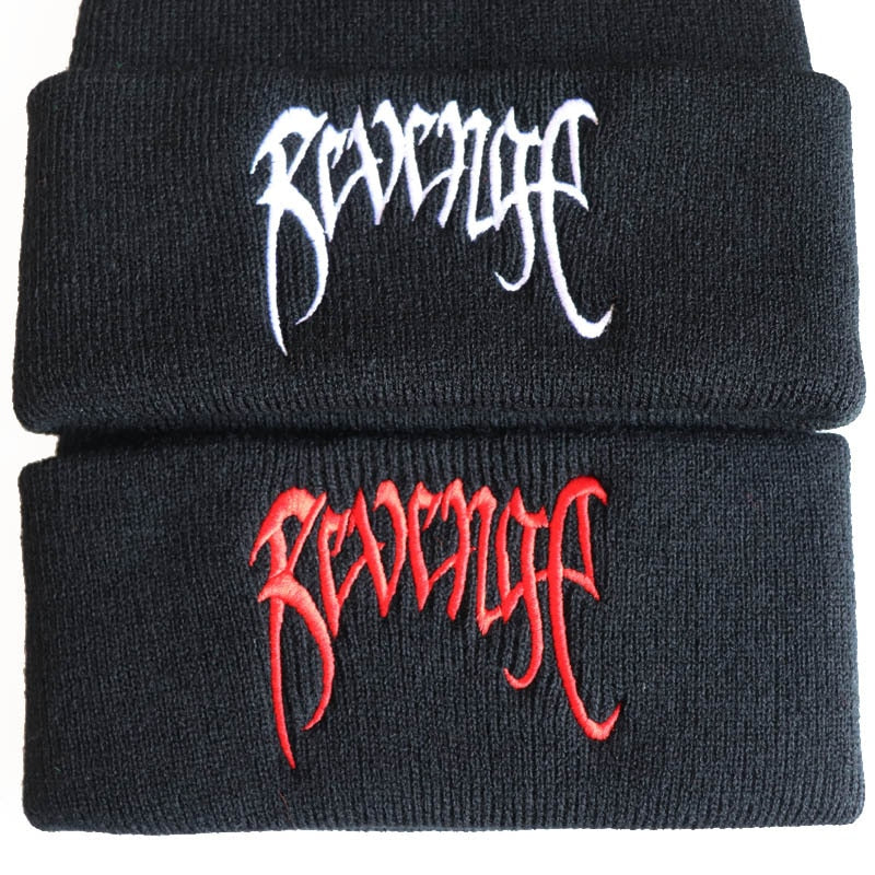 Y2K Black Knitted Beanie - Image 7